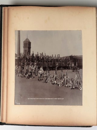 A contemporary photograph album of the Boer War (1899-1902) including 41 captioned images, among them one of the most striking early images of Winston S. Churchill dating from his time as an itinerant solder and war correspondent during the waning days of Queen Victoria's reign