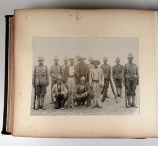 A contemporary photograph album of the Boer War (1899-1902) including 41 captioned images, among them one of the most striking early images of Winston S. Churchill dating from his time as an itinerant solder and war correspondent during the waning days of Queen Victoria's reign