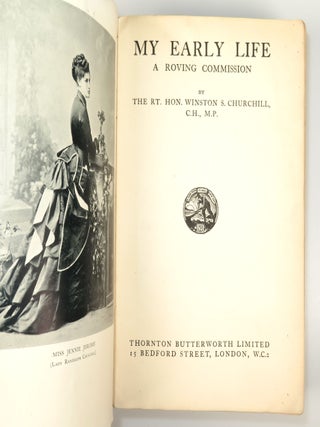 My Early Life, a publisher's pre-publication proof copy