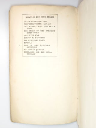 My Early Life, a publisher's pre-publication proof copy