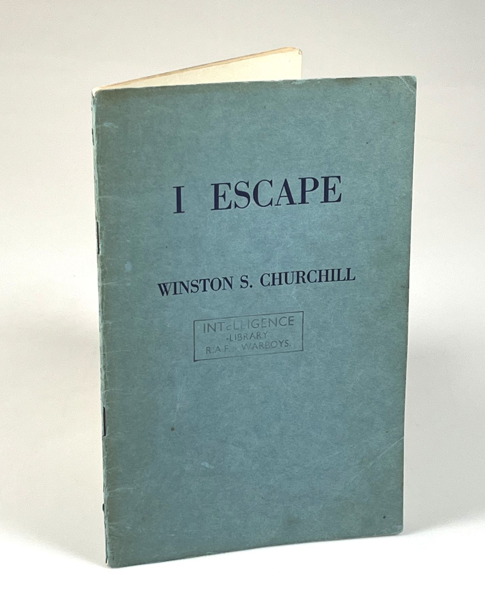 Isescape I Escape | Winston S. Churchill | First edition, only printing