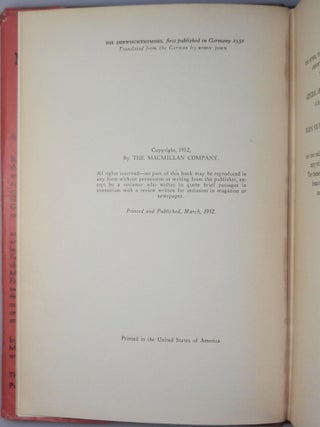 The Mahdi of Allah, author's presentation copy inscribed to the first German diplomat to openly criticize Hitler's regime