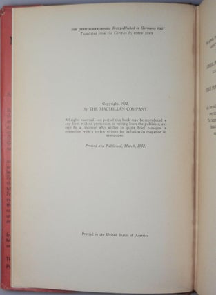 The Mahdi of Allah, author's presentation copy inscribed to the first German diplomat to openly criticize Hitler's regime