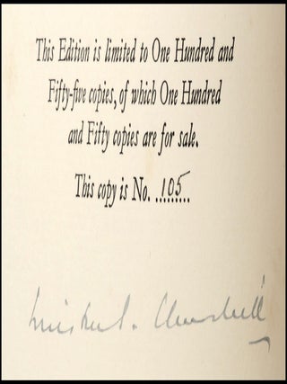 Marlborough: His Life and Times, the publisher's signed limited and finely bound issue of the first edition, set number 105 of 150 numbered sets