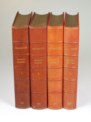 Marlborough: His Life and Times, the publisher's signed limited and finely bound issue of the first edition, set number 105 of 150 numbered sets