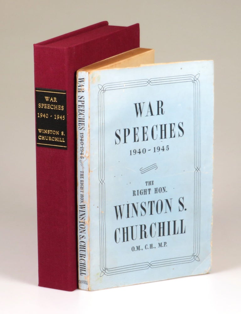 Item #008195 The War Speeches 1940-1945. Winston S. Churchill.