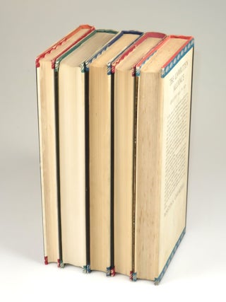 The Postwar Speeches, a full set of jacketed first editions: The Sinews of Peace, Europe Unite, In the Balance, Stemming the Tide, and The Unwritten Alliance