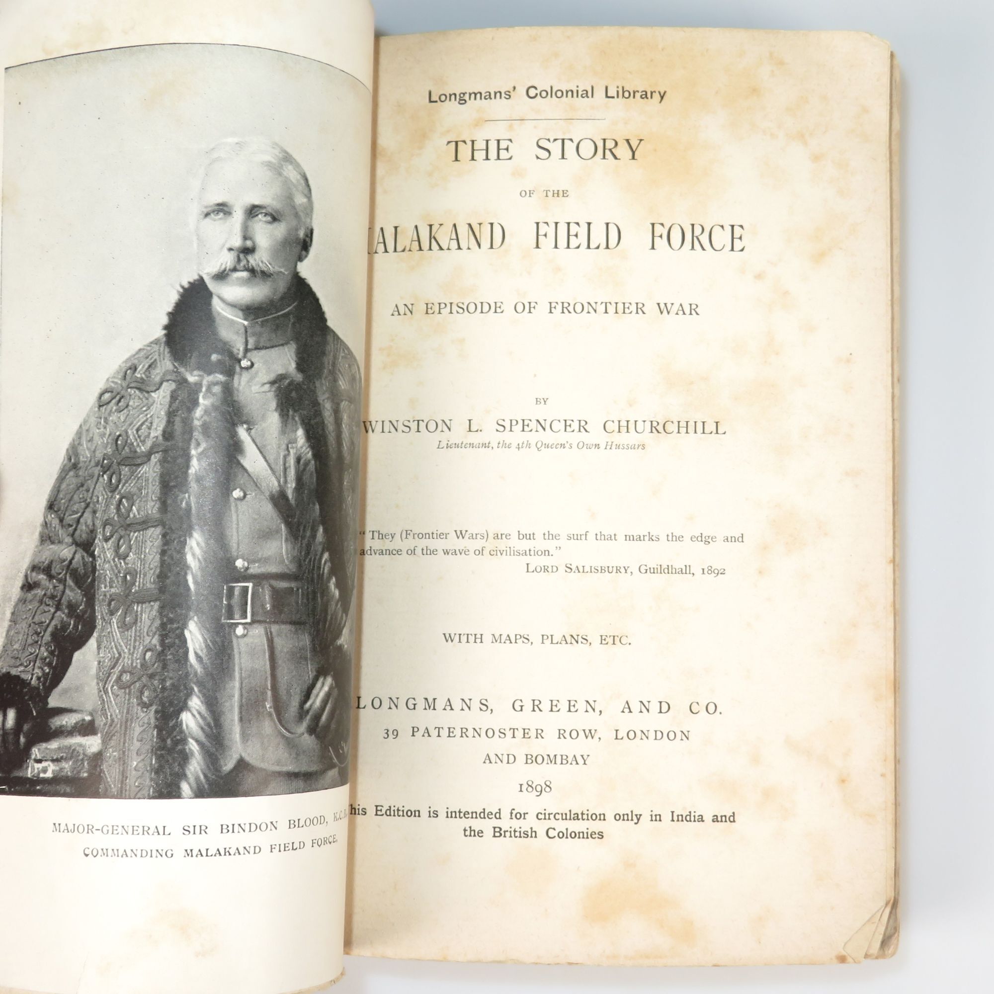 The Story of the Malakand Field Force, An Episode of Frontier War