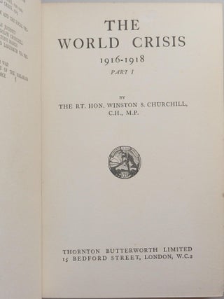 The World Crisis: 1916-1918, Part I