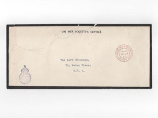 A small archive of five documents from the 30th January 1965 state funeral of Winston S. Churchill issued to Baron Greenway