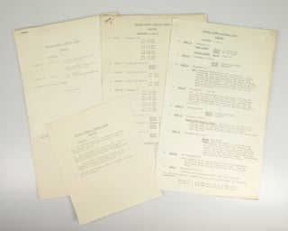 An archive of official documents relating to preparation of the State Funeral of The Right Honourable Sir Winston Leonard Spencer Churchill, K.G., O.M., C.H., Saturday, 30th January, 1965, including: Copy No. 323 of the bound, indexed, and tabbed "Special District Order"; Amendments 2-5 to the Special District Order; the official and confidential list of Operation Hope Not Telephone Numbers; a confidential summary document for Operation Hope Not; a State Funeral Warning Order and accompanying large, detailed, folding tabular detail of "Troops Taking Part in the Procession"; an original black crepe sewn and lined arm band for participation in the State Funeral ceremonies