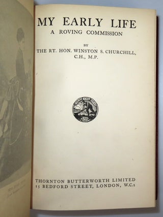 My Early Life, finely bound in full red Morocco goatskin by Bayntun-Riviere for Sotheran's