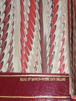 My Early Life, finely bound in full red Morocco goatskin by Bayntun-Riviere for Sotheran's