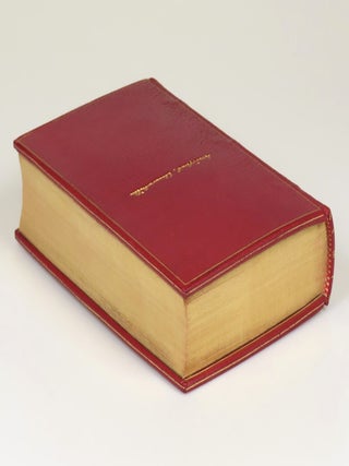 My Early Life, finely bound in full red Morocco goatskin by Bayntun-Riviere for Sotheran's