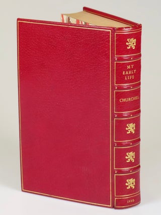 My Early Life, finely bound in full red Morocco goatskin by Bayntun-Riviere for Sotheran's