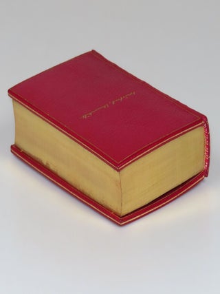 Savrola, finely bound in full red Morocco by Bayntun-Riviere