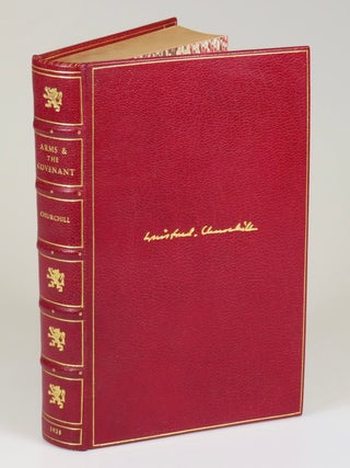 Item #008297 Arms and the Covenant, finely bound in full red Morocco by Bayntun-Riviere. Winston...