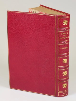 Arms and the Covenant, finely bound in full red Morocco by Bayntun-Riviere