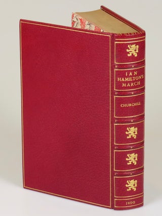 Ian Hamilton's March, finely bound in full red Morocco goatskin by Bayntun-Riviere