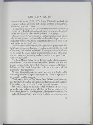 The Legion Book, an extraordinary copy of the limited issue of the first edition, finely bound and signed by 85 prominent contributing writers and artists and 4 prime ministers (three British and one French)