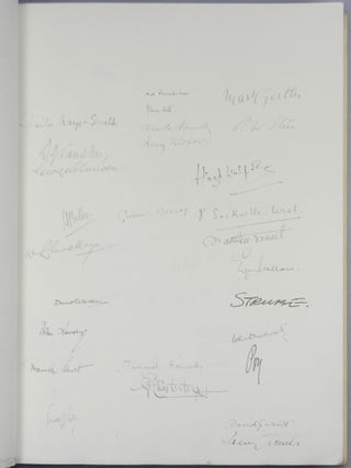 The Legion Book, an extraordinary copy of the limited issue of the first edition, finely bound and signed by 85 prominent contributing writers and artists and 4 prime ministers (three British and one French)