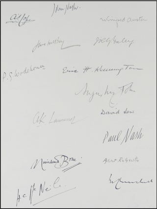 The Legion Book, an extraordinary copy of the limited issue of the first edition, finely bound and signed by 85 prominent contributing writers and artists and 4 prime ministers (three British and one French)