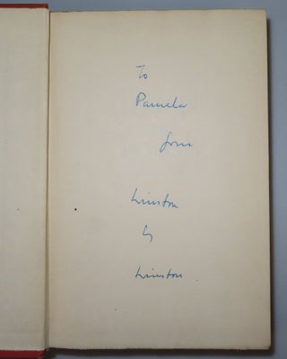 "To Pamela from Winston by Winston" - The Second World War: Triumph and Tragedy, the U.S. first edition of the sixth and final volume of Winston S. Churchill's history of the Second World War, warmly and playfully inscribed to his former daughter-in-law, mother of his namesake grandson, and future U.S. Ambassador to France, Pamela Harriman