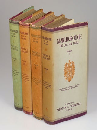 Marlborough: His Life and Times, full set of four British first edition, first printings in dust jackets, inscribed by Churchill in Volume I