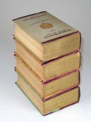 Marlborough: His Life and Times, full set of four British first edition, first printings in dust jackets, inscribed by Churchill in Volume I