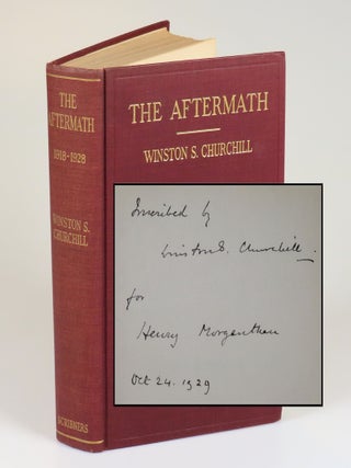 Item #008311 The World Crisis: The Aftermath, 1918-1928, inscribed and dated by Churchill in New...