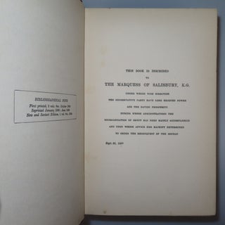 The River War, inscribed and dated on 30 October 1902 by Winston S. Churchill to his lifelong friend, confidante, and best man at his wedding, Hugh Cecil, to whose father the author dedicated the work