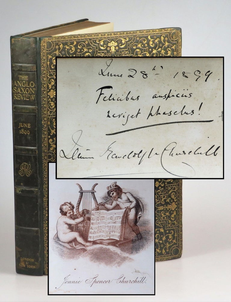 Item #008318 The Editor's copy of The Anglo-Saxon Review, Volume I. Lady Randolph Spencer Churchill.