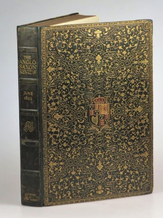 The Editor's copy of The Anglo-Saxon Review, Volume I