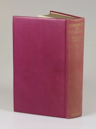 Marlborough: His Life and Times, full set of four British first edition, first printings, Volume III a presentation copy inscribed and dated in the month of publication to Churchill's longtime supporter and admirer and future prominent anti-appeaser Duff Cooper, later 1st Viscount Norwich, all four volumes featuring Cooper's bookplate