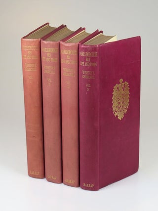 Marlborough: His Life and Times, full set of four British first edition, first printings, Volume III a presentation copy inscribed and dated in the month of publication to Churchill's longtime supporter and admirer and future prominent anti-appeaser Duff Cooper, later 1st Viscount Norwich, all four volumes featuring Cooper's bookplate