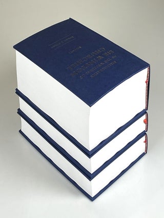 A Bibliography of the Writings of Sir Winston Churchill, complete in three volumes, signed in each volume by the author