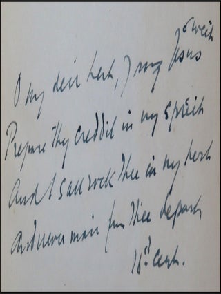 The Holy Bible, a 1940 Second World War gift from British Prime Minister Winston S. Churchill's only niece to her dying mother, Winston's sister-in-law, on the last Christmas before she lost her battle with cancer