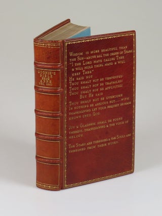 The Holy Bible, a 1940 Second World War gift from British Prime Minister Winston S. Churchill's only niece to her dying mother, Winston's sister-in-law, on the last Christmas before she lost her battle with cancer