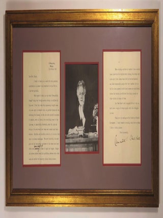 Item #008353 “Danger and sorrow produce unselfish qualities” – A strikingly resolute early...