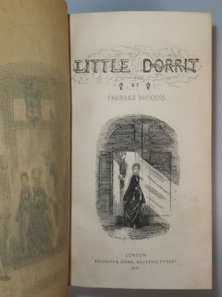Little Dorrit, finely bound in full red Morocco by Bayntun-Riviere