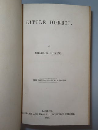 Little Dorrit, finely bound in full red Morocco by Bayntun-Riviere