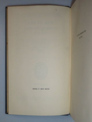 War At Sea Under Queen Anne, a presentation copy inscribed and dated by the author to Winston S. Churchill in 1938, whom the author served as naval research assistant for nearly a decade, whose work paralleled Churchill's own history of the first Duke of Marlborough, and who served in the Royal Navy under Churchill's First and Second World War tenures as First Lord of the Admiralty