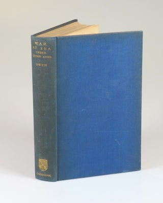War At Sea Under Queen Anne, a presentation copy inscribed and dated by the author to Winston S. Churchill in 1938, whom the author served as naval research assistant for nearly a decade, whose work paralleled Churchill's own history of the first Duke of Marlborough, and who served in the Royal Navy under Churchill's First and Second World War tenures as First Lord of the Admiralty