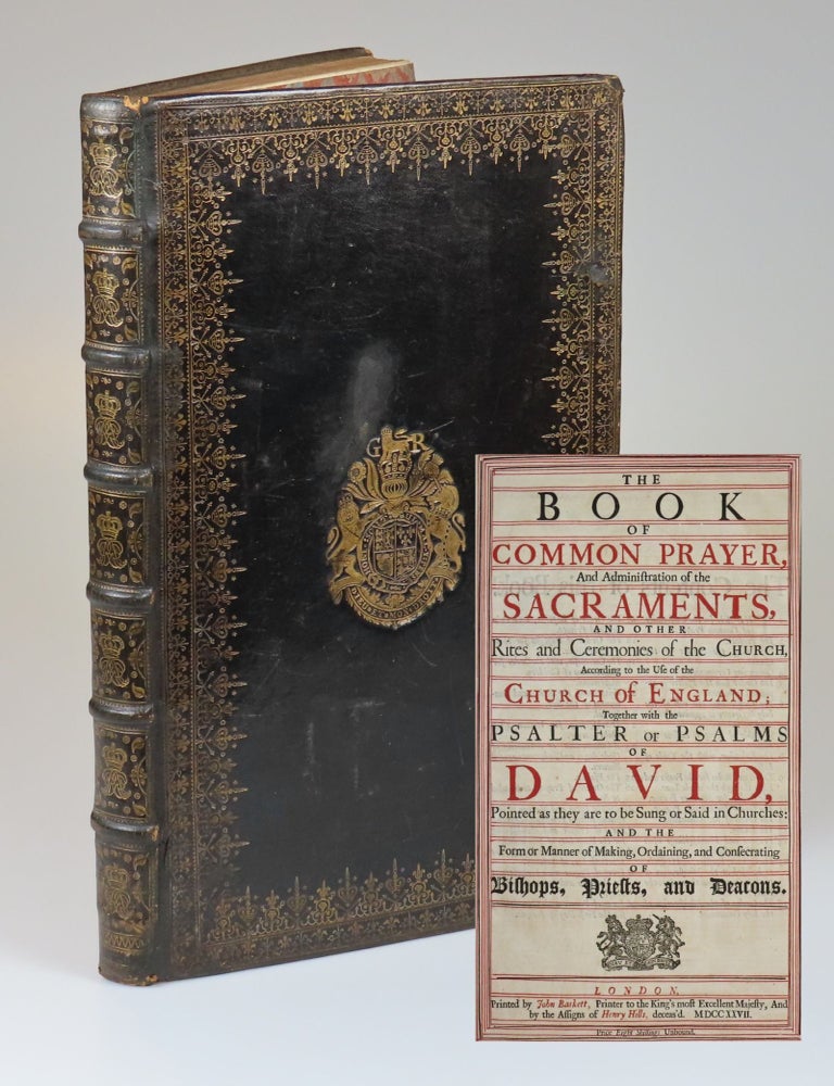 Item #008384 The Book of Common Prayer, a beautiful folio edition in a contemporary eighteenth century royal Georgian binding
