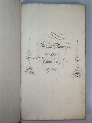 The Book of Common Prayer, a beautiful folio edition in a contemporary eighteenth century royal Georgian binding