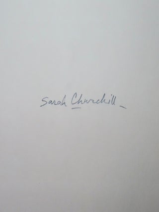 "You Can Break Our Hearts But Never Our Resolve!" - An Artist's Proof of a large format print of an intaglio drawing of Winston S. Churchill by Curtis Hooper, signed and labeled "A/P" by Churchill's daughter, Sarah