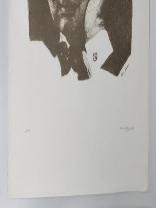 "I Have Achieved a Great Deal To Achieve Nothing in the End" - A large format print #311/400 of an intaglio drawing of Sir Winston S. Churchill by Curtis Hooper, signed and numbered by Churchill's daughter, Sarah