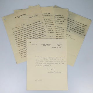 Item #008401 "I do not expect it will make me very popular in France..." A 24 November 1945...