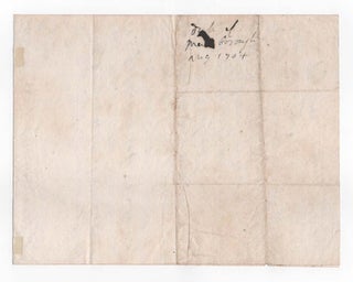 "I had not time to thank you for your kind congratulation on our success at Schelinberg before we had gain'd a second, and much greater victory, which I hope will soon make an end of the War..." - A 21 August 1704 autograph letter signed by John Churchill, first Duke of Marlborough, Captain-General of English and allied forces in the War of the Spanish Succession, eight days after the battle of Blenheim, to Thomas Coningsby, later first Earl of Coningsby