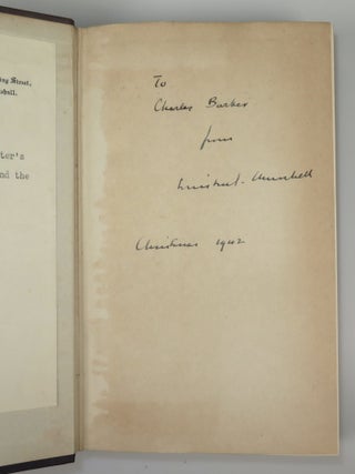 The World Crisis 1911-1918, a Second World War presentation copy inscribed by Prime Minister Winston S. Churchill as a 1942 Christmas gift to Charles Barker, a member of Churchill's 10 Downing Street Private Office Staff for the entirety of the war